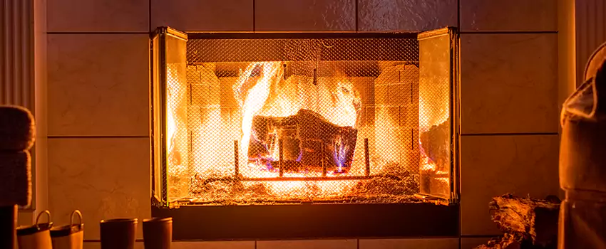 Mendota Hearth Landscape Fireplace Installation in Salmon Creek, Washington