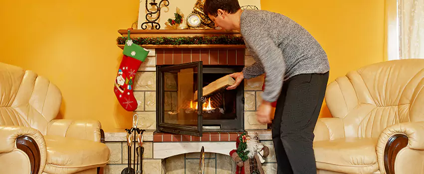 Rusted Metal Fireplace Restoration in Salmon Creek, Washington